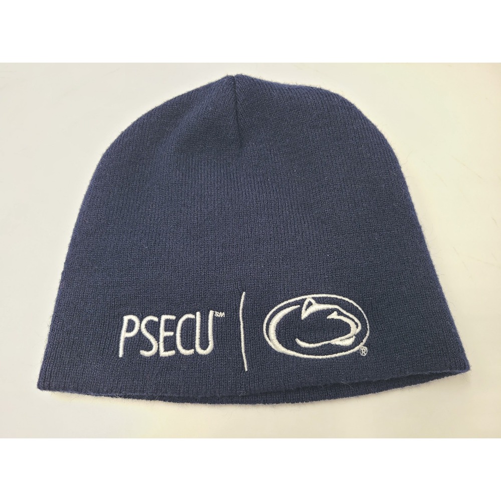 Penn State University Nittany Lions PSECU Beanie Winter Knit Hat Stocking Cap